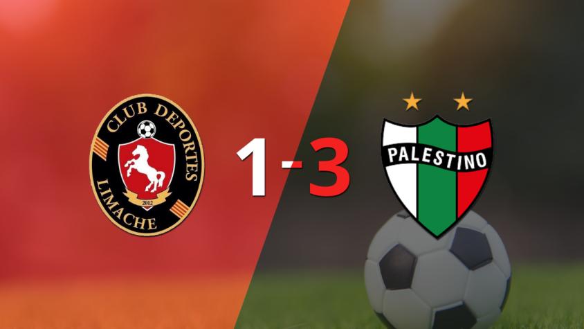 Doblete de Misael Dávila guió el triunfo de Palestino sobre Deportes Limache