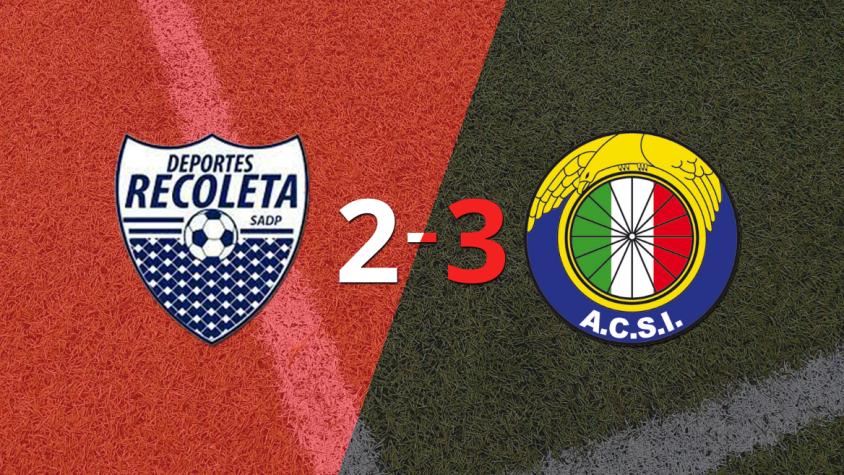 Audax Italiano derrotó 3-2  a Recoleta en un partidazo
