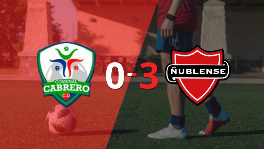 De visitante, Ñublense goleó a Comunal Cabrero con un contundente 3 a 0