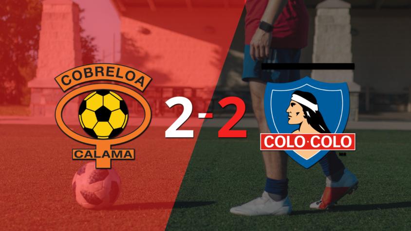 Cobreloa y Colo Colo no se sacaron ventaja en la ida