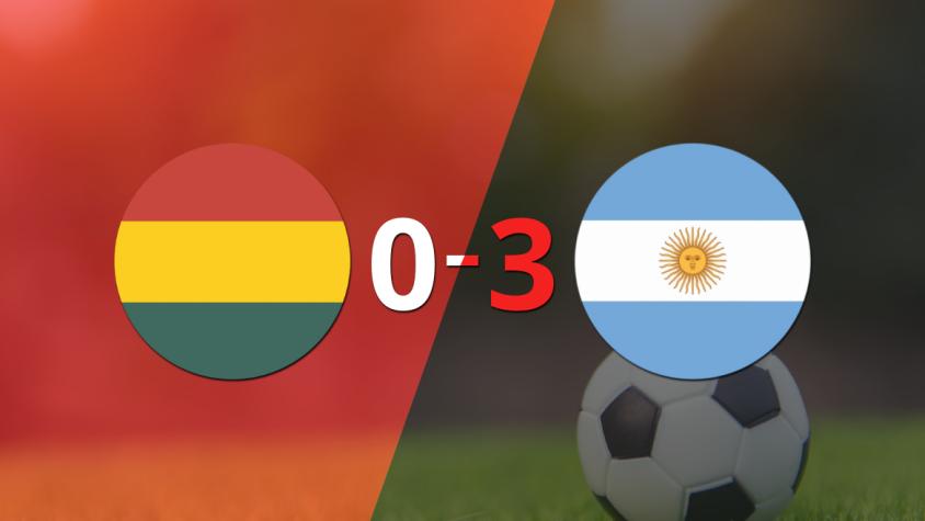 Arrolladora victoria de Argentina en casa de Bolivia