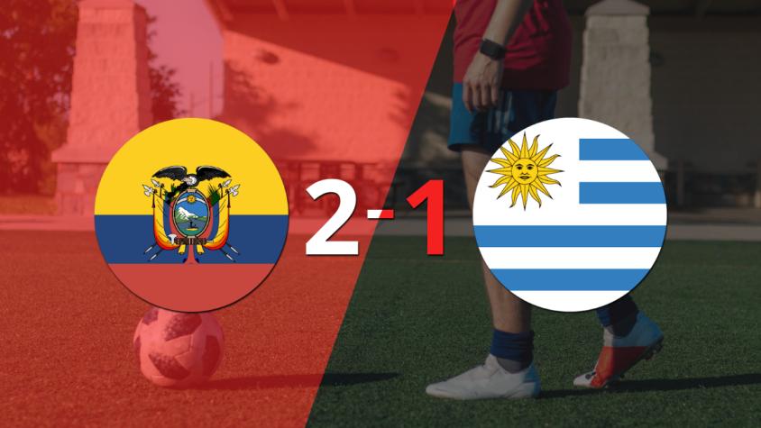 Con dos goles de Félix Torres, Ecuador venció a Uruguay