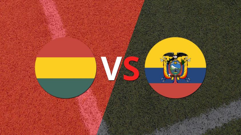 Bolivia y Ecuador igualan en el coloso de Miraflores