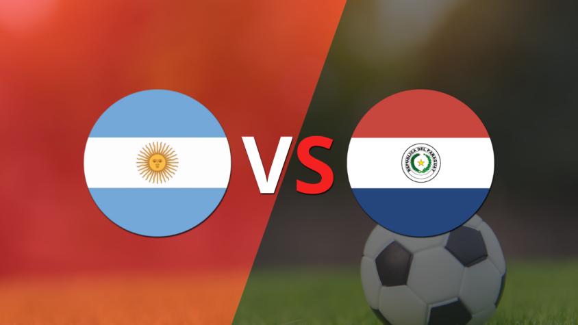 ¡Ya se juega la etapa complementaria! Argentina vence a Paraguay por 1-0