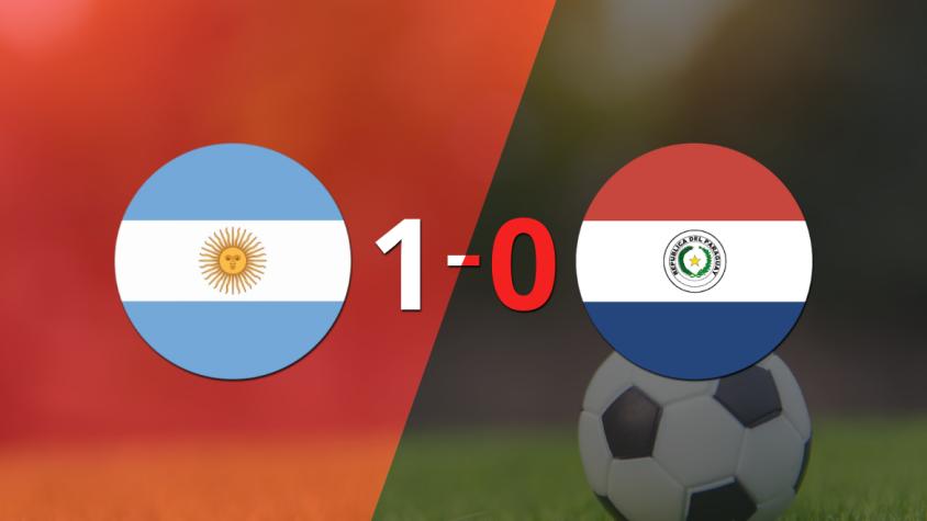 En su casa Argentina derrotó a Paraguay 1 a 0