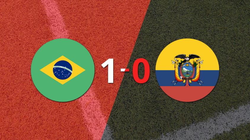 Brasil derrotó 1-0 a Ecuador