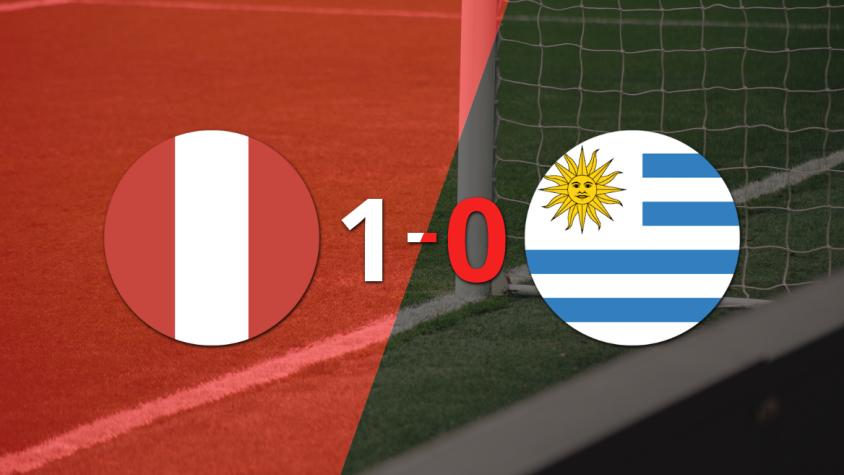 Uruguay perdió 1-0 ante Perú por un gol agónico