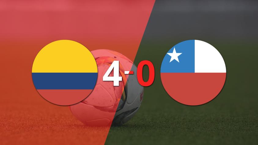 Colombia fue imparable y goleó 4 a 0