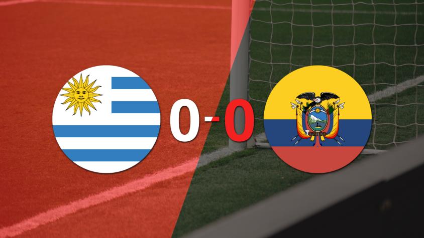 Sin goles, Uruguay y Ecuador igualaron el partido