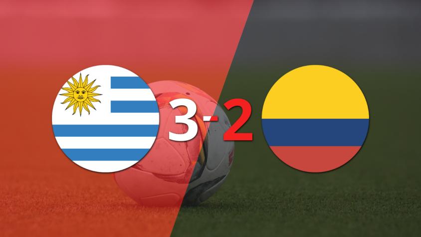 Vibrante 3-2 en el triunfo de Uruguay sobre Colombia