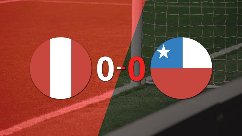 Perú no pudo con Chile y empataron sin goles