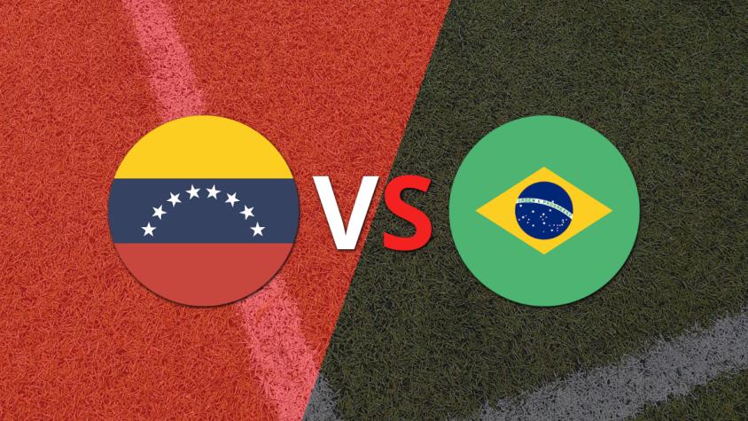 Brasil vence parcialmente 1-0 a Venezuela