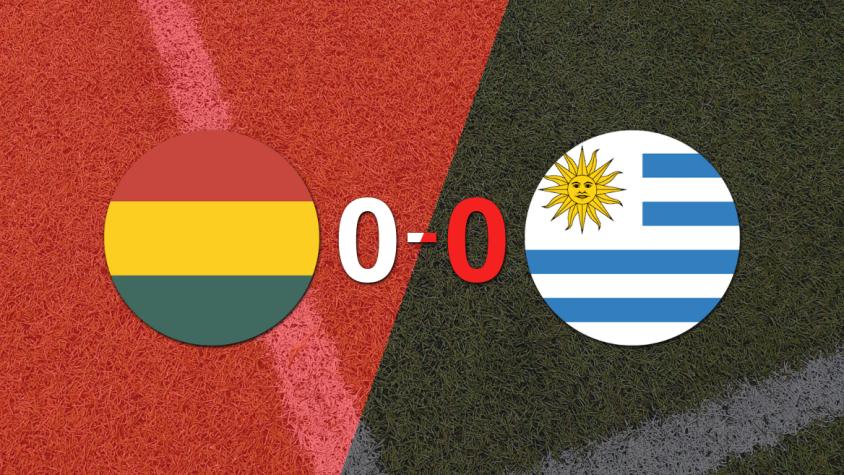Bolivia y Uruguay no se sacaron ventaja y terminaron sin goles