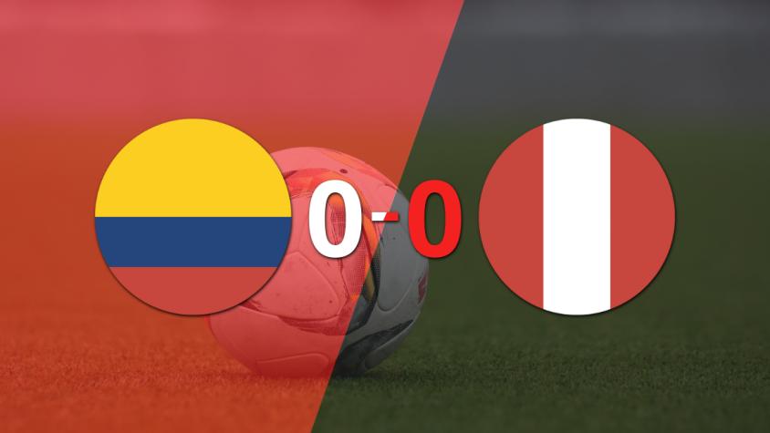 Colombia y Perú igualaron sin goles en el marcador