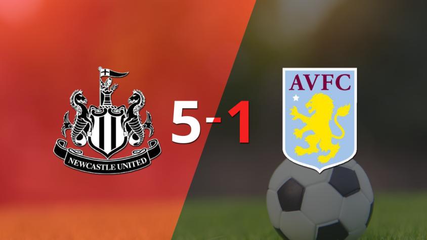 Alexander Isak impulsó la victoria de Newcastle United frente a Aston Villa con dos goles 