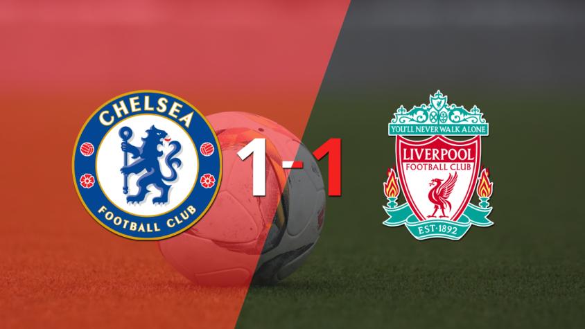 Chelsea y Liverpool igualaron 1 a 1