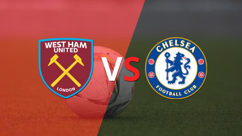 West Ham United y Chelsea buscan el gol que desempate el encuentro en el segundo tiempo