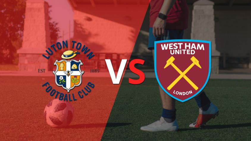 West Ham United se lleva la victoria parcial 2-0 sobre Luton Town