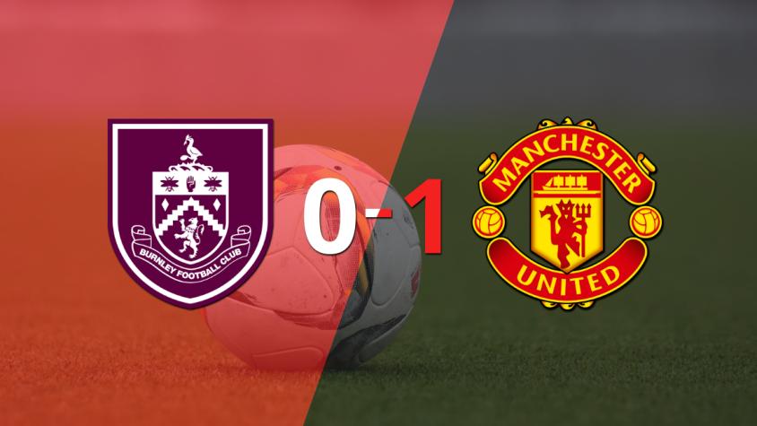Por la mínima diferencia, Manchester United se quedó con la victoria ante Burnley en el estadio Turf Moor