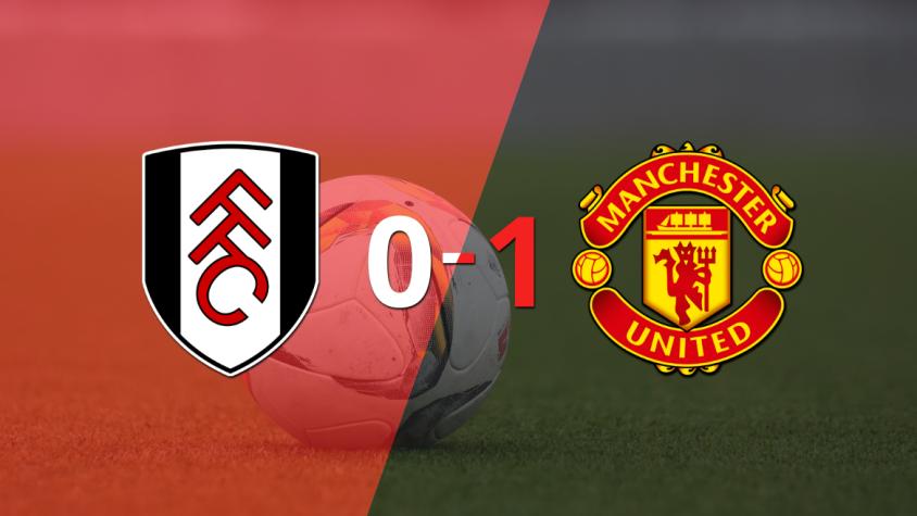 Por La Mínima Diferencia Manchester United Se Quedó Con La Victoria Ante Fulham En El Estadio 