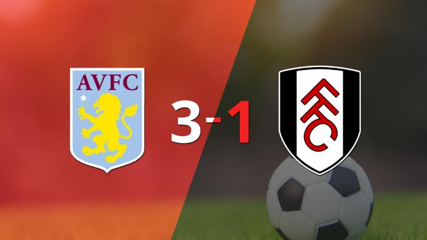 Aston Villa logró una victoria sólida ante Fulham por 3 a 1
