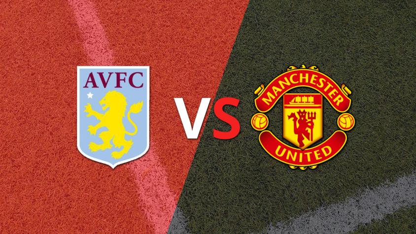 Aston Villa se enfrenta ante la visita Manchester United por la fecha 24