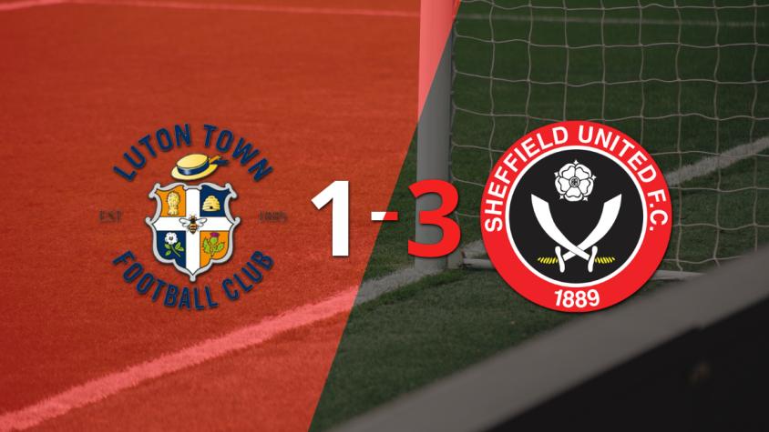 Sheffield United gana 3 a 1 en su visita a Luton Town