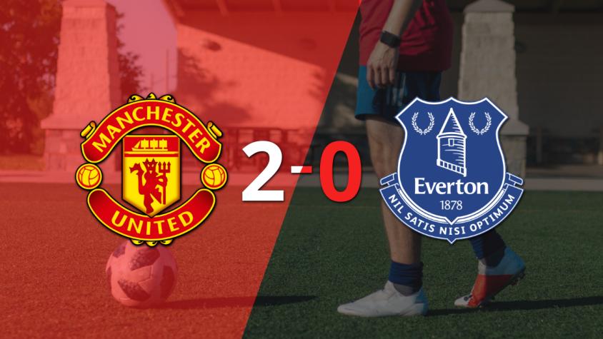 Sólido triunfo de Manchester United por 2-0 frente a Everton
