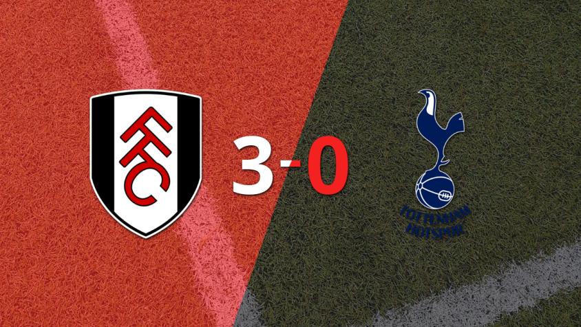 Fulham goleó 3-0 a Tottenham con doblete de Rodrigo Muniz