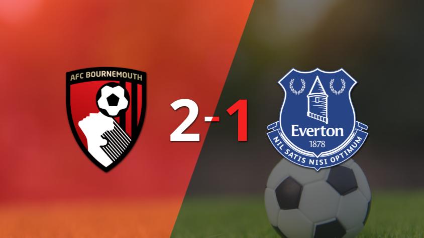 Con la mínima diferencia, Bournemouth venció a Everton por 2 a 1