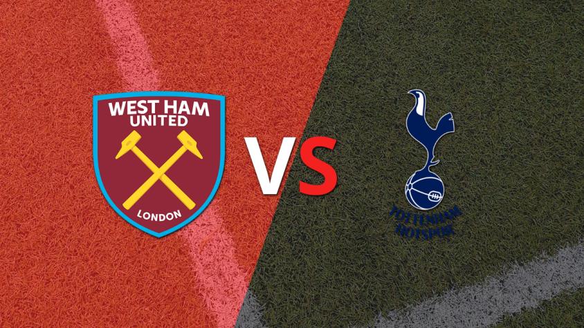 ¡Final del primer tiempo! West Ham United y Tottenham empatan 1-1