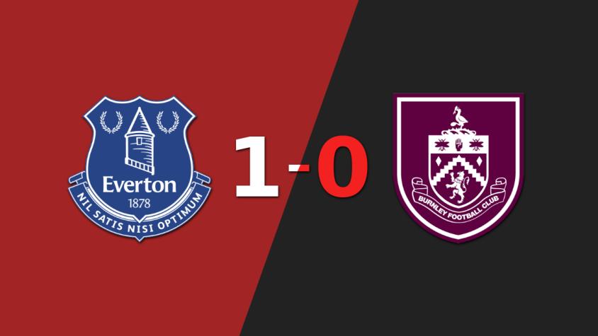Everton venció a Burnley 1 a 0 en el estadio Goodison Park