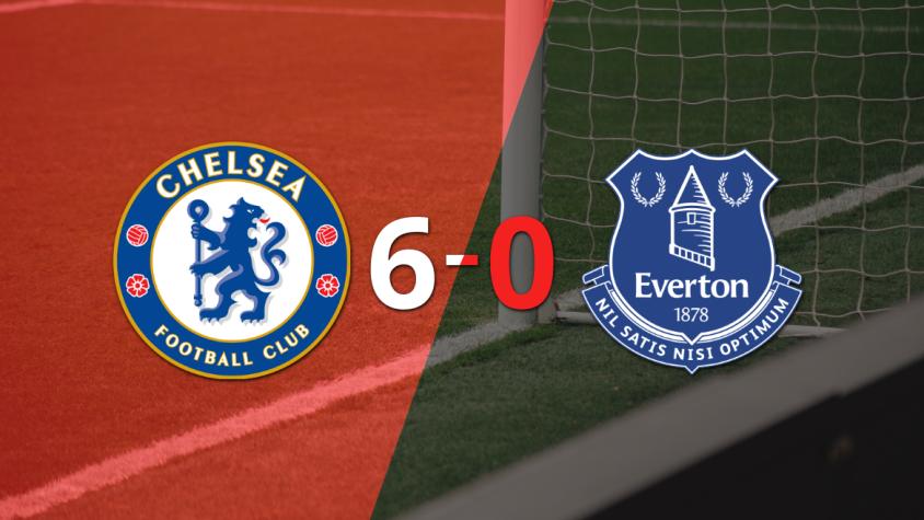 Chelsea derrotó 6-0 a Everton con póker de Cole Palmer