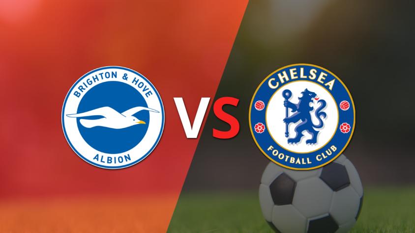 Chelsea le está ganando a Brighton and Hove en el estadio The Amex