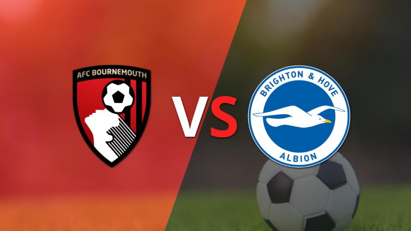 Termina el primer tiempo con una victoria para Bournemouth vs Brighton and Hove por 1-0