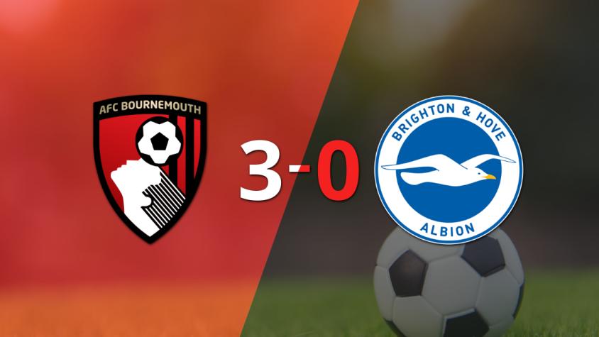 Goleada de Bournemouth 3 a 0 sobre Brighton and Hove