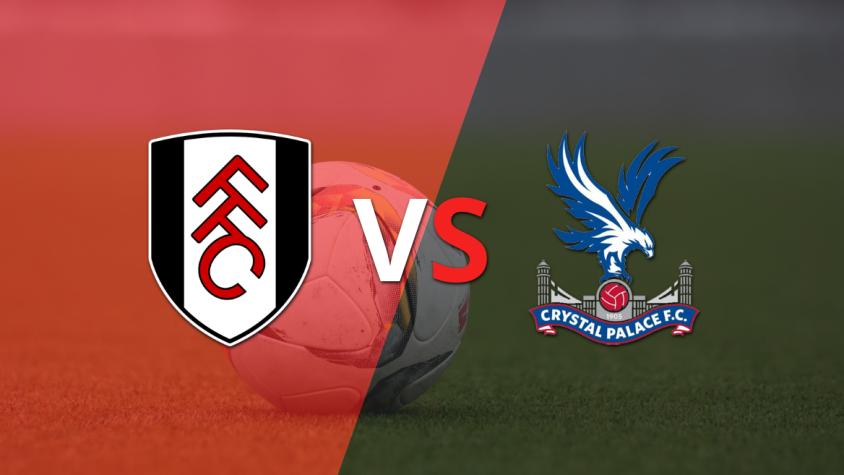 Empate a 0 en el comienzo del segundo tiempo entre Fulham y Crystal Palace