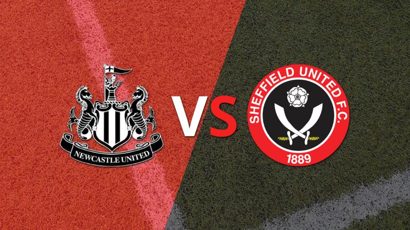 Arranca el segundo tiempo del empate entre Newcastle United y Sheffield United