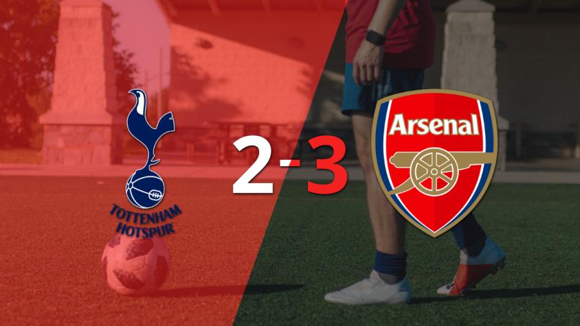 Con un marcador 3-2, Arsenal derrotó a Tottenham por el Derbi del norte de Londres
