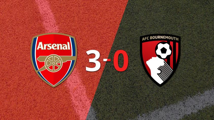 Bournemouth sucumbe ante Arsenal en una goleada 3-0