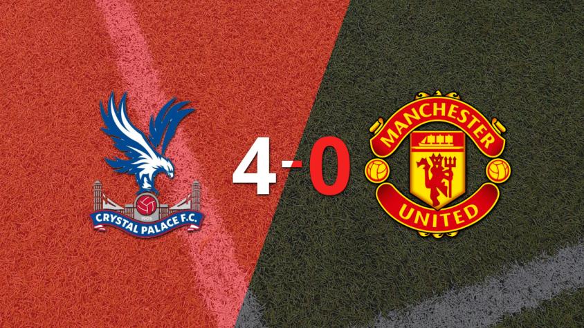 Crystal Palace goleó 4-0 a Manchester United con doblete de Michael Olise