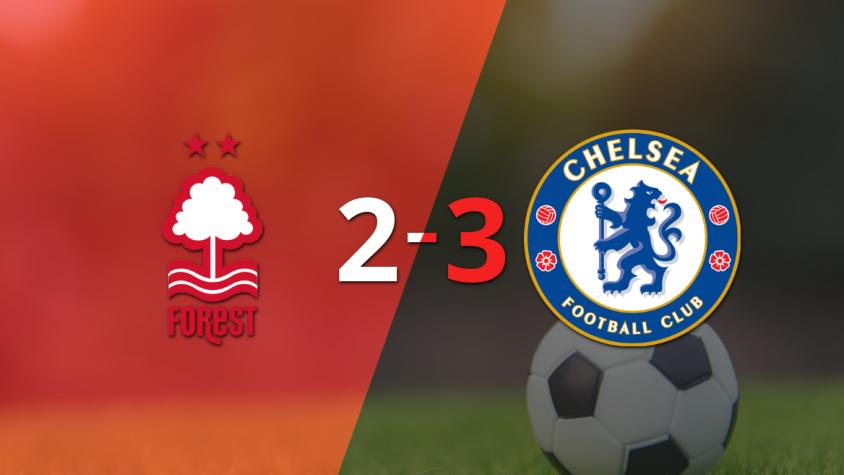 Chelsea consigue emocionante triunfo sobre Nottingham Forest por 3 a 2