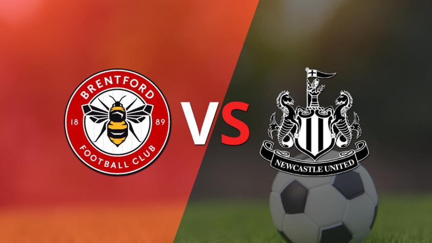 Termina el primer tiempo con una victoria para Newcastle United vs Brentford por 3-0