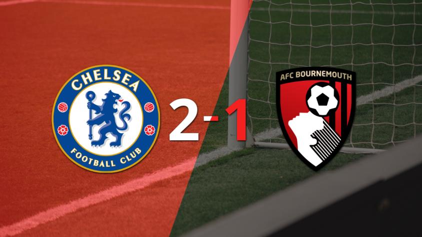 Chelsea logró una victoria como anfitrión por 2 a 1 frente a Bournemouth