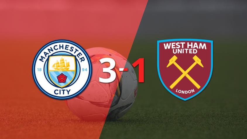 Phil Foden sentenció el triunfo de Manchester City ante West Ham United con doblete 