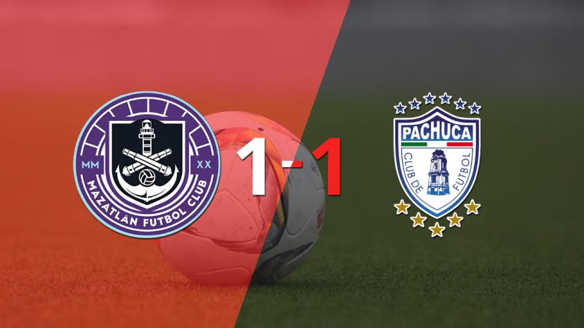 Reparto de puntos en el empate a uno entre Mazatlán y Pachuca