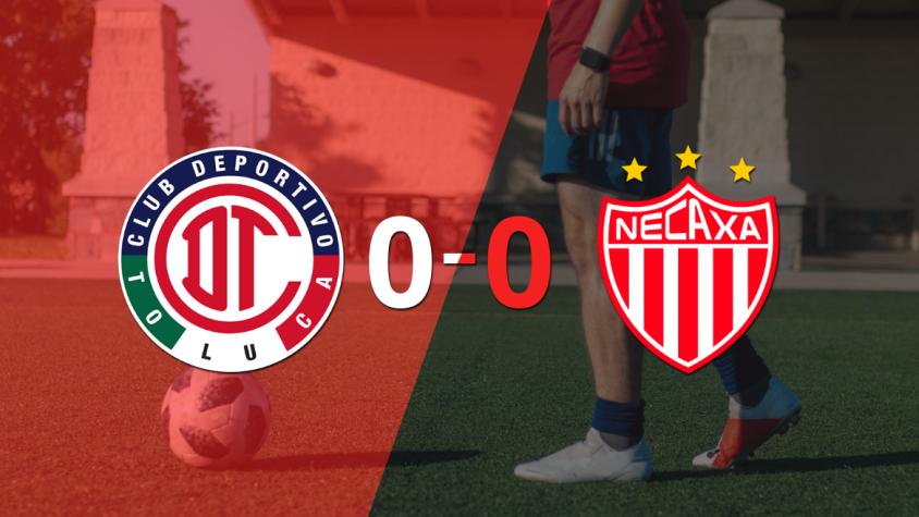 Sin muchas emociones, Toluca FC y Necaxa empataron 0-0