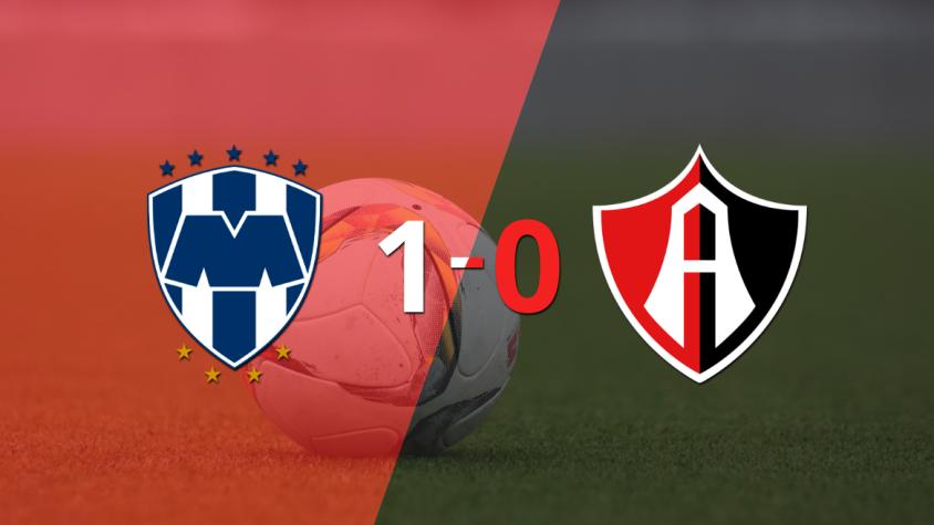 Con lo justo, CF Monterrey venció a Atlas 1 a 0 en el estadio BBVA