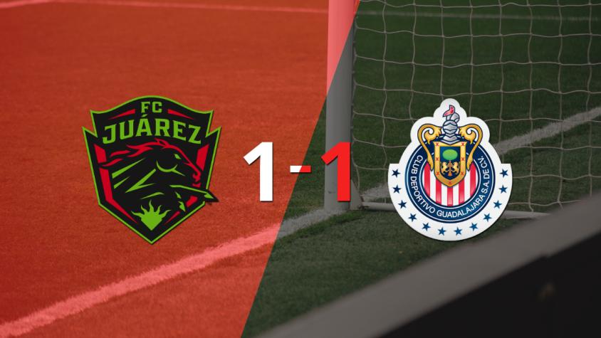 FC Juárez logró sacar el empate de local frente a Chivas