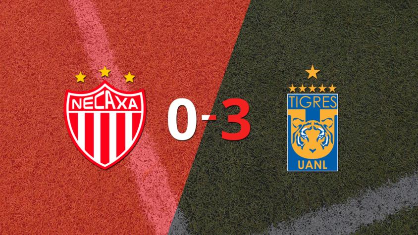Tigres ganó y goleó en su visita a Necaxa